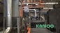 Macchina per la riparazione di lamiere di acciaio a scatto con trasportatore a rulli con intensità di pulizia di 25-45 m/min